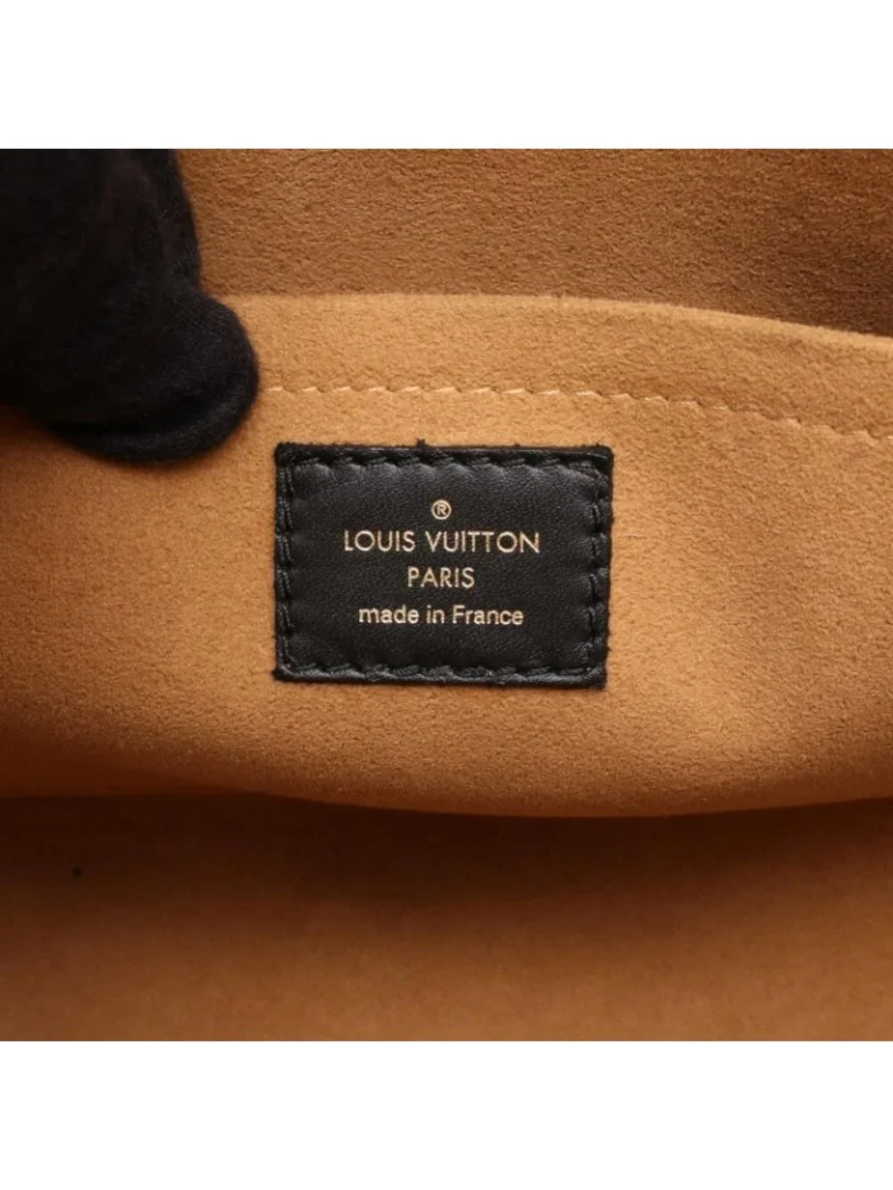 Louis Vuitton Handbag on My Side MM Monogram Noir Leather Canvas
